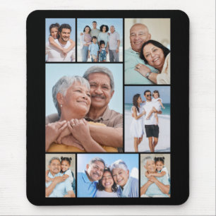 Create Your Own 8 Photo Collage Mouse Mat