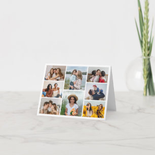 Create Your Own 8 Photo Collage Note Card