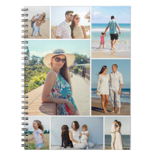 Create Your Own 8 Photo Collage Notebook