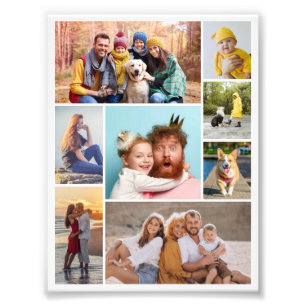 Create Your Own 8 Photo Collage Photo Enlargement
