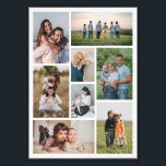 Create Your Own 8 Photo Collage Photo Enlargement<br><div class="desc">Create your own 8 Photo Collage for Christmas, Birthdays, Weddings, Anniversaries, Graduations, Father's Day, Mother's Day or any other Special Occasion, with our easy-to-use design tool. Add your favourite photos of friends, family, vacations, hobbies and pets and you'll have a stunning, one-of-a-kind photo collage. Our custom photo collage is perfect...</div>