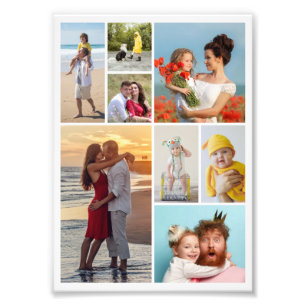 Create Your Own 8 Photo Collage Photo Enlargement Print