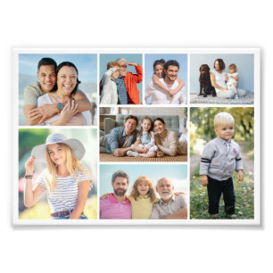 Create Your Own 8 Photo Collage Photo Enlargement Print