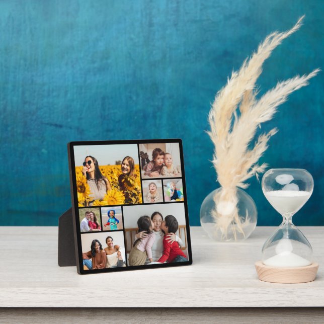 Create Your Own 8 Photo Collage Plaque (Insitu)
