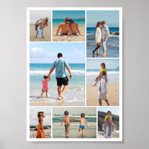 Create Your Own 8 Photo Collage Poster
