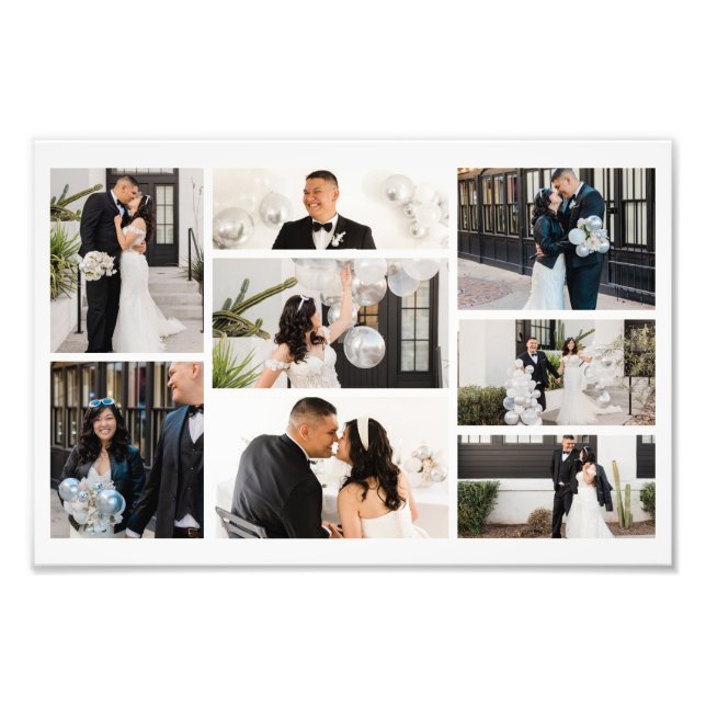 Create Your Own 8 Photo Collage Print (Front)