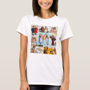 Create Your Own 8 Photo Collage T-Shirt