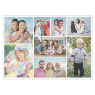 Create Your Own 8 Photo Collage Tablecloth