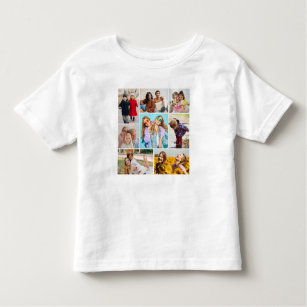 Create Your Own 8 Photo Collage Toddler T-Shirt