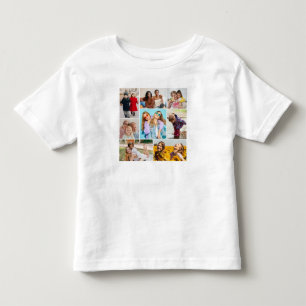 Create Your Own 8 Photo Collage Toddler T-Shirt