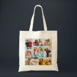 Create Your Own 8 Photo Collage Tote Bag<br><div class="desc">Create your own 8 Photo Collage for Christmas, Birthdays, Weddings, Anniversaries, Graduations, Father's Day, Mother's Day or any other Special Occasion, with our easy-to-use design tool. Add your favourite photos of friends, family, vacations, hobbies and pets and you'll have a stunning, one-of-a-kind photo collage. Our custom photo collage is perfect...</div>