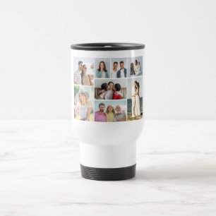 Create Your Own 8 Photo Collage  Travel Mug
