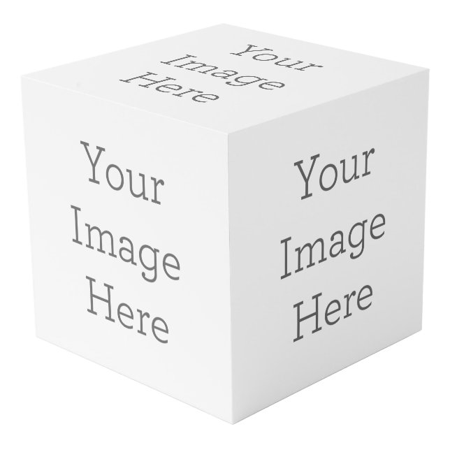 Custom 20 cm Photo Cube (Front Angled)