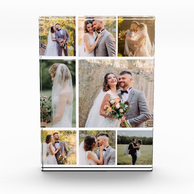 Create Your Own 8 Photo Wedding Collage (Front)