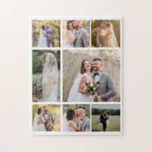 Create Your Own 8 Photo Wedding Collage