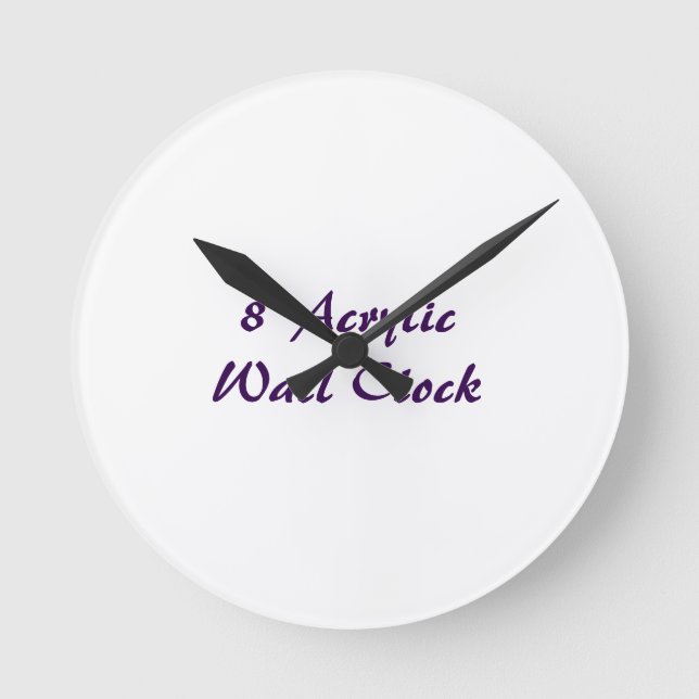 Create Your Own 8" Wall Clock (Front)