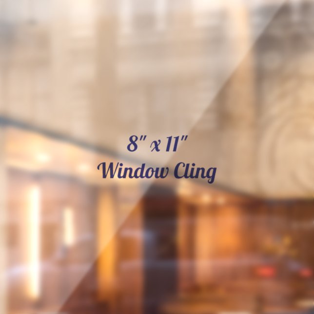 Create Your Own 8" x 11" Custom Cut Window Cling (Sheet 2)