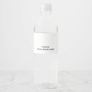 Create Your Own 8" x 2.125" Water Bottle Label