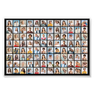 Create Your Own 96 Photo Collage Photo Enlargement Print