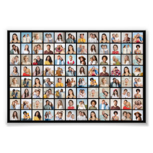 Create Your Own 96 Photo Collage Photo Enlargement Print