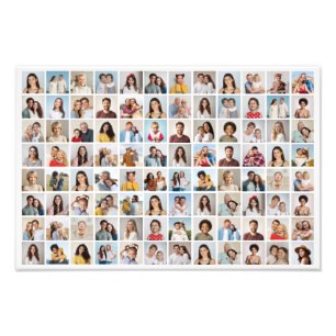Create Your Own 96 Photo Collage Photo Enlargement Print
