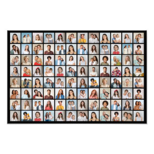 Create Your Own 96 Photo Collage Photo Enlargement Print
