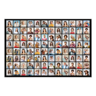 Create Your Own 96 Photo Collage Photo Enlargement Print