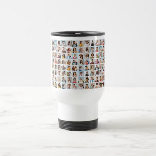 Create Your Own 96 Photo Collage Travel Mug