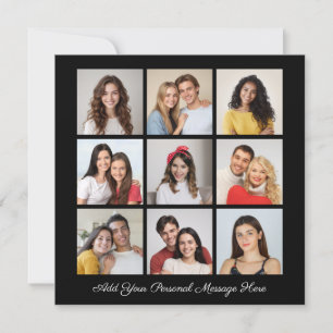 Create Your Own 9 Photo Collage Add Your Greeting
