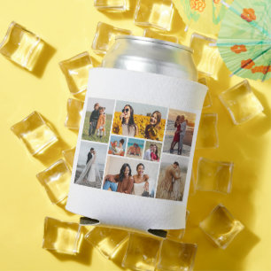Create Your Own 9 Photo Collage Can Cooler