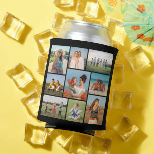 Create Your Own 9 Photo Collage Can Cooler