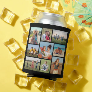 Create Your Own 9 Photo Collage Can Cooler