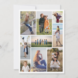 Create Your Own 9 Photo Collage Card