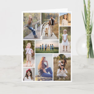 Create Your Own 9 Photo Collage Card