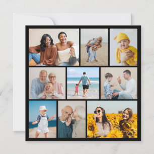 Create Your Own 9 Photo Collage Card