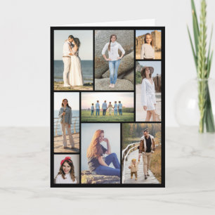 Create Your Own 9 Photo Collage Card