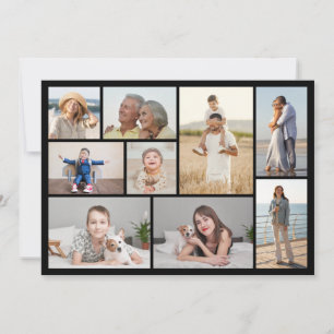 Create Your Own 9 Photo Collage Card