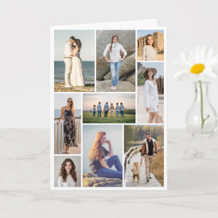 Create Your Own 9 Photo Collage Folded Card