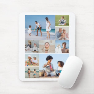 Create Your Own 9 Photo Collage Mouse Mat