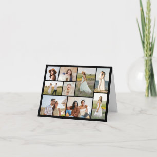 Create Your Own 9 Photo Collage Note Card