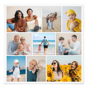 Create Your Own 9 Photo Collage Photo Enlargement