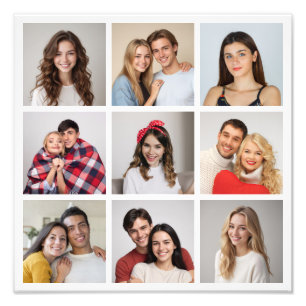 Create Your Own 9 Photo Collage Photo Enlargement