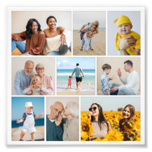 Create Your Own 9 Photo Collage Photo Enlargement