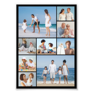 Create Your Own 9 Photo Collage Photo Enlargement Print