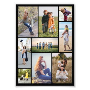 Create Your Own 9 Photo Collage Photo Enlargement Print