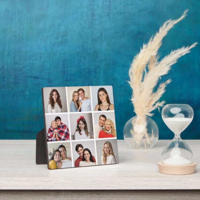 Create Your Own 9 Photo Collage Plaque (Insitu)
