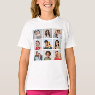 Create Your Own 9 Photo Collage T-Shirt