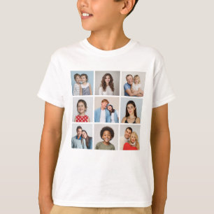 Create Your Own 9 Photo Collage T-Shirt