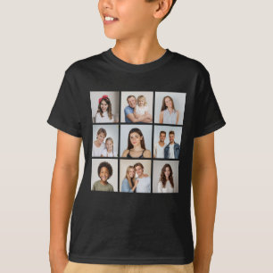 Create Your Own 9 Photo Collage T-Shirt