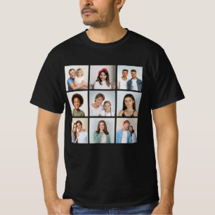 Create Your Own 9 Photo Collage T-Shirt